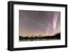 Northern Lights (Aurora borealis), Skoddebergvatnet, Grovfjord, Lofoten Islands, Norway-Roberto Moiola-Framed Photographic Print