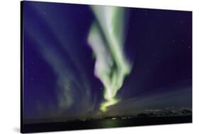 Northern Lights (Aurora Borealis), spectacular show in winter-Eleanor Scriven-Stretched Canvas