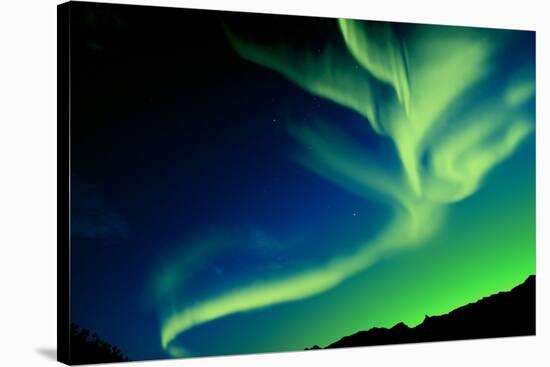 Northern Lights (Aurora Borealis)-SurangaWeeratunga-Stretched Canvas