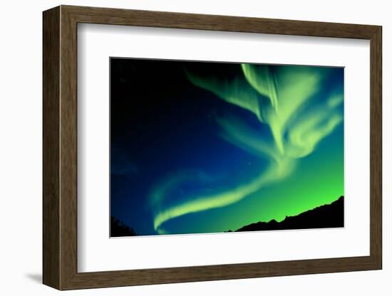 Northern Lights (Aurora Borealis)-SurangaWeeratunga-Framed Photographic Print