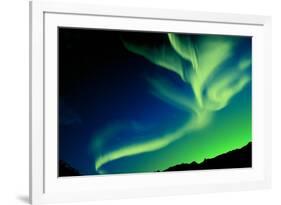 Northern Lights (Aurora Borealis)-SurangaWeeratunga-Framed Photographic Print