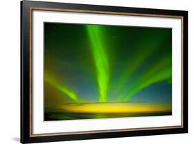 Northern Lights, Beaufort Sea, ANWR, Alaska, USA-Steve Kazlowski-Framed Photographic Print