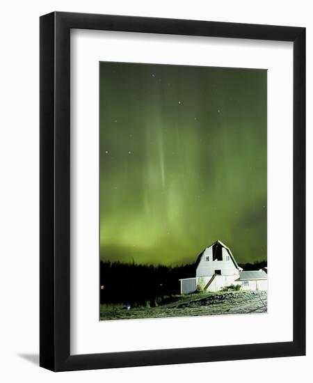 Northern Lights Dance across the Sky Near Palmer, Alaska-null-Framed Photographic Print