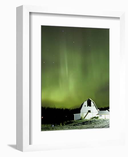 Northern Lights Dance across the Sky Near Palmer, Alaska-null-Framed Photographic Print