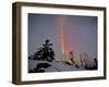 Northern Lights During Snow, Northwest Territories, March 2008, Canada-Eric Baccega-Framed Photographic Print