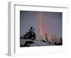 Northern Lights During Snow, Northwest Territories, March 2008, Canada-Eric Baccega-Framed Photographic Print