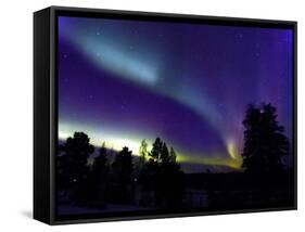 Northern Lights, Finland-null-Framed Stretched Canvas