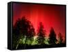 Northern Lights Glow-null-Framed Stretched Canvas