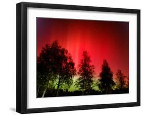 Northern Lights Glow-null-Framed Premium Photographic Print