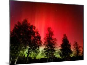 Northern Lights Glow-null-Mounted Premium Photographic Print