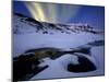 Northern Lights in Skittendalen Valley, Troms County, Norway-Stocktrek Images-Mounted Photographic Print