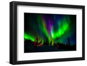 Northern Lights, Lapland, Sweden-null-Framed Photographic Print