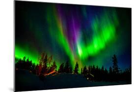 Northern Lights, Lapland, Sweden-null-Mounted Photographic Print