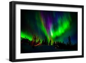 Northern Lights, Lapland, Sweden-null-Framed Photographic Print
