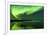 Northern Lights Near Eggum, Aurora Borealis, Eggum, Lofoten, Norway-Sonja Jordan-Framed Photographic Print