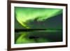 Northern Lights Near Eggum, Aurora Borealis, Eggum, Lofoten, Norway-Sonja Jordan-Framed Photographic Print