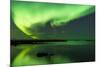 Northern Lights Near Eggum, Aurora Borealis, Eggum, Lofoten, Norway-Sonja Jordan-Mounted Photographic Print