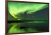 Northern Lights Near Eggum, Aurora Borealis, Eggum, Lofoten, Norway-Sonja Jordan-Framed Photographic Print