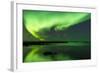 Northern Lights Near Eggum, Aurora Borealis, Eggum, Lofoten, Norway-Sonja Jordan-Framed Photographic Print