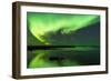 Northern Lights Near Eggum, Aurora Borealis, Eggum, Lofoten, Norway-Sonja Jordan-Framed Photographic Print