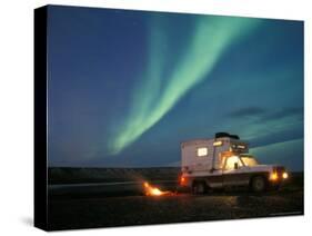 Northern Lights, North Slope of Brooks Range, USA-Steve Kazlowski-Stretched Canvas