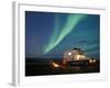 Northern Lights, North Slope of Brooks Range, USA-Steve Kazlowski-Framed Photographic Print