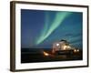 Northern Lights, North Slope of Brooks Range, USA-Steve Kazlowski-Framed Photographic Print