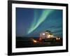 Northern Lights, North Slope of Brooks Range, USA-Steve Kazlowski-Framed Photographic Print