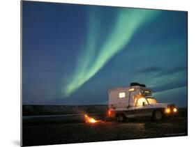 Northern Lights, North Slope of Brooks Range, USA-Steve Kazlowski-Mounted Photographic Print