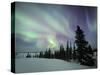 Northern Lights Northwest Territories, March 2008, Canada-Eric Baccega-Stretched Canvas