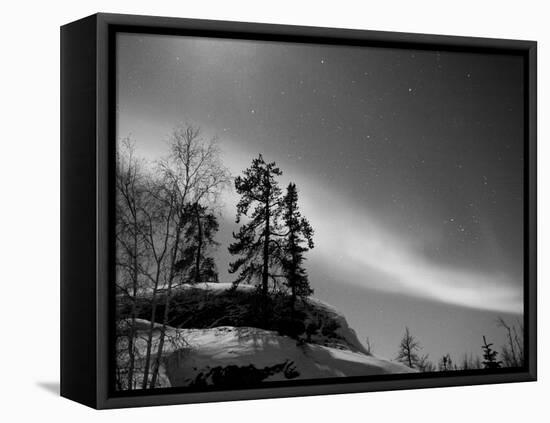 Northern Lights Northwest Territories, March 2008, Canada-Eric Baccega-Framed Stretched Canvas