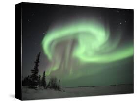 Northern Lights Northwest Territories, March 2008, Canada-Eric Baccega-Stretched Canvas