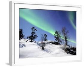 Northern Lights Northwest Territories, March 2008, Canada-Eric Baccega-Framed Photographic Print