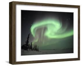 Northern Lights Northwest Territories, March 2008, Canada-Eric Baccega-Framed Photographic Print