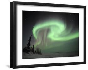 Northern Lights Northwest Territories, March 2008, Canada-Eric Baccega-Framed Photographic Print