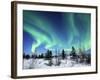 Northern Lights Northwest Territories, March 2008, Canada-Eric Baccega-Framed Photographic Print