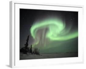 Northern Lights Northwest Territories, March 2008, Canada-Eric Baccega-Framed Photographic Print