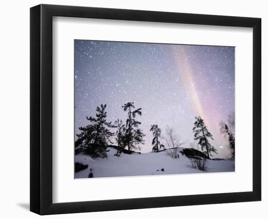 Northern Lights Northwest Territories, March 2008, Canada-Eric Baccega-Framed Photographic Print