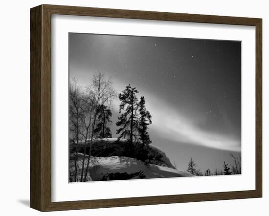 Northern Lights Northwest Territories, March 2008, Canada-Eric Baccega-Framed Photographic Print