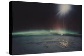 Northern Lights on the Horizon-Stocktrek-Stretched Canvas