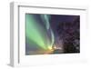 Northern Lights on the Icy Landscape of Svensby, Lyngen Alps, Troms, Lapland, Norway, Scandinavia-Roberto Moiola-Framed Photographic Print
