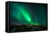 Northern Lights or Aurora Borealis over Mt. Ulfarsfell, Close to Reykjavik, Iceland-Arctic-Images-Framed Stretched Canvas