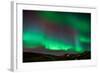 Northern Lights or Aurora Borealis over Mt. Ulfarsfell, Near Reykjavik, Iceland-Arctic-Images-Framed Photographic Print