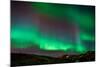 Northern Lights or Aurora Borealis over Mt. Ulfarsfell, Near Reykjavik, Iceland-Arctic-Images-Mounted Photographic Print