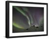 Northern Lights over a Mountain in Iceland-Niki Haselwanter-Framed Photographic Print