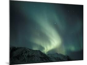 Northern Lights Over Endicott Mountains, Gates of the Arctic National Preserve, Alaska, USA-Hugh Rose-Mounted Photographic Print