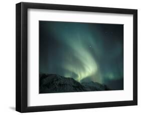 Northern Lights Over Endicott Mountains, Gates of the Arctic National Preserve, Alaska, USA-Hugh Rose-Framed Photographic Print