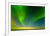 Northern Lights over the Sea, Beaufort Sea, ANWR, Alaska, USA-Steve Kazlowski-Framed Photographic Print