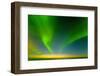 Northern Lights over the Sea, Beaufort Sea, ANWR, Alaska, USA-Steve Kazlowski-Framed Photographic Print