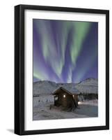 Northern Lights, White Mountain National Recreation Area, Alaska, USA-Hugh Rose-Framed Photographic Print